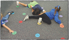 Twister Floor Game
