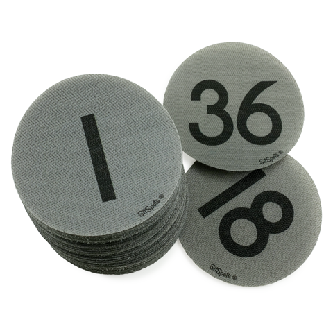Numbers 1-36 Pack - Gray